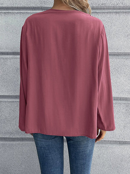 Moderne en modieuze winterblouse