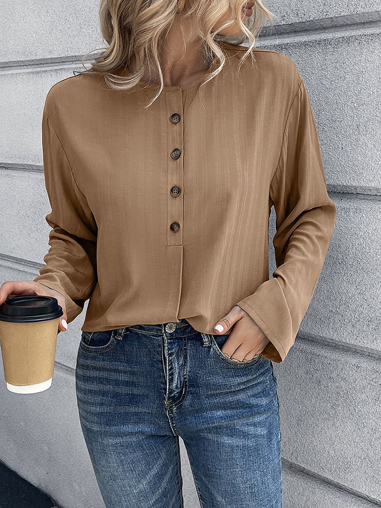 Moderne en modieuze winterblouse